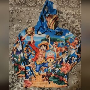 Kids Anime Graphic Hoodie